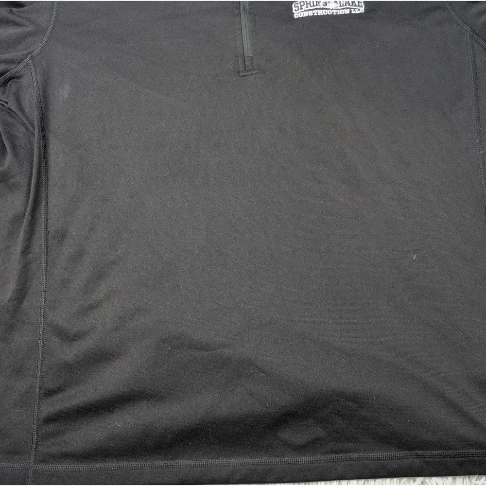 The North Face Sweatshirt Mens XXL Black Half Zip Outdoors Comfort Construction